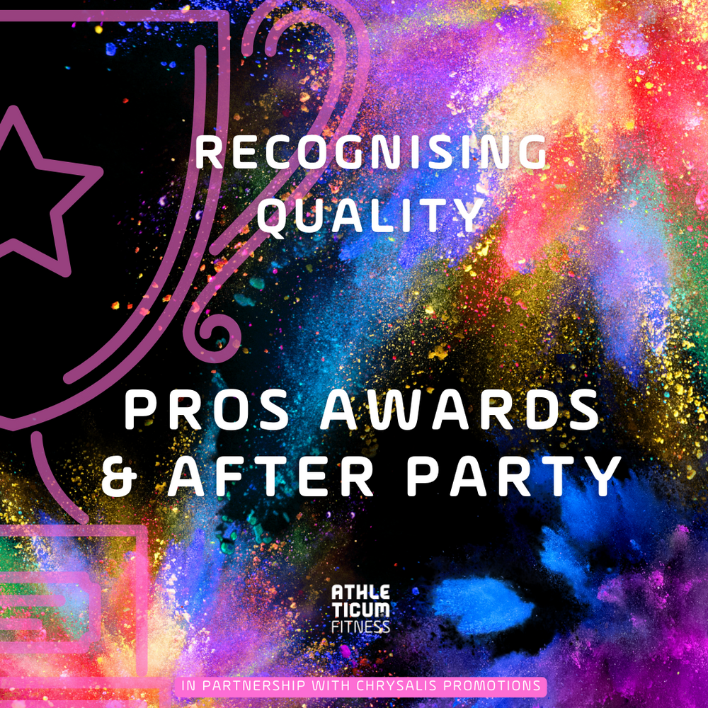 PROS Awards Gala 2026 celebration with fitness professionals at Blackpool Wintergardens Spanish Hall