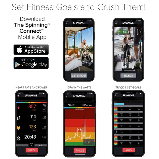 Spinning® Connect Dual Mode Heart Rate Monitor Armband - Athleticum Fitness